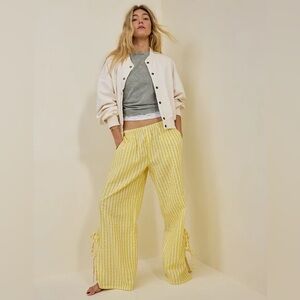 Aerie Off-Duty Seersucker Side Tie Trouser PJ